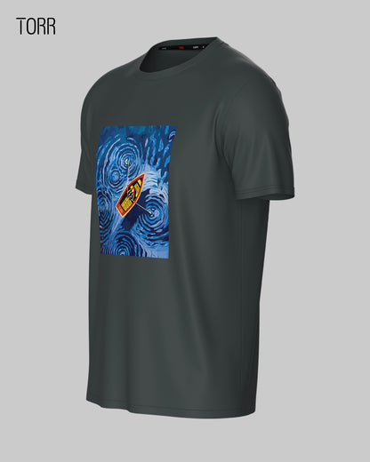 Men's Activewear T-shirt | Silver Blue