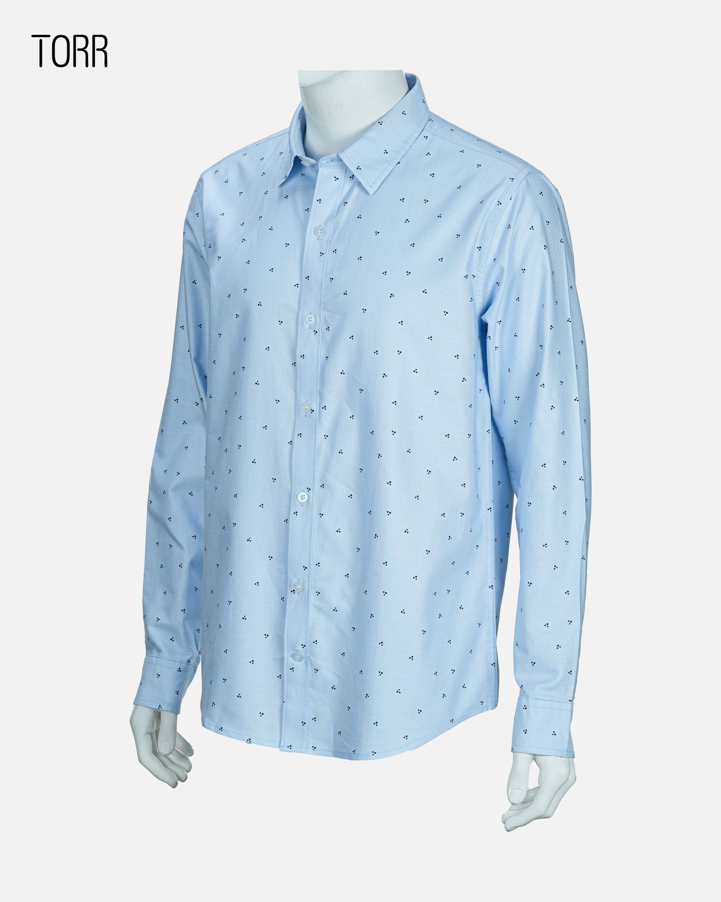 Men's Long Sleeve Shirt  | Blue Aop