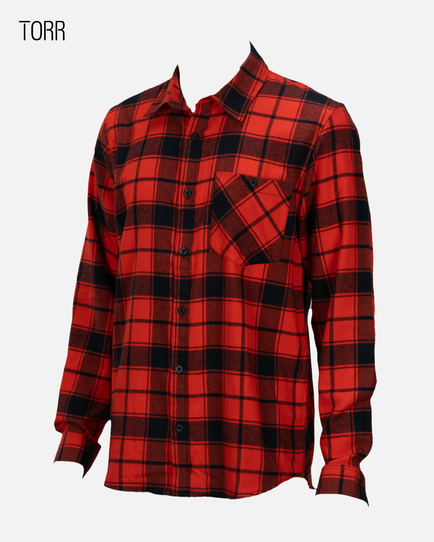 Men's L/S Casual Shirt | Red Check
