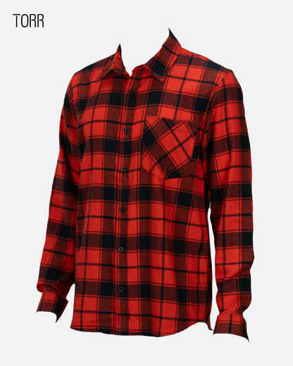 Men's L/S Casual Shirt | Red Check