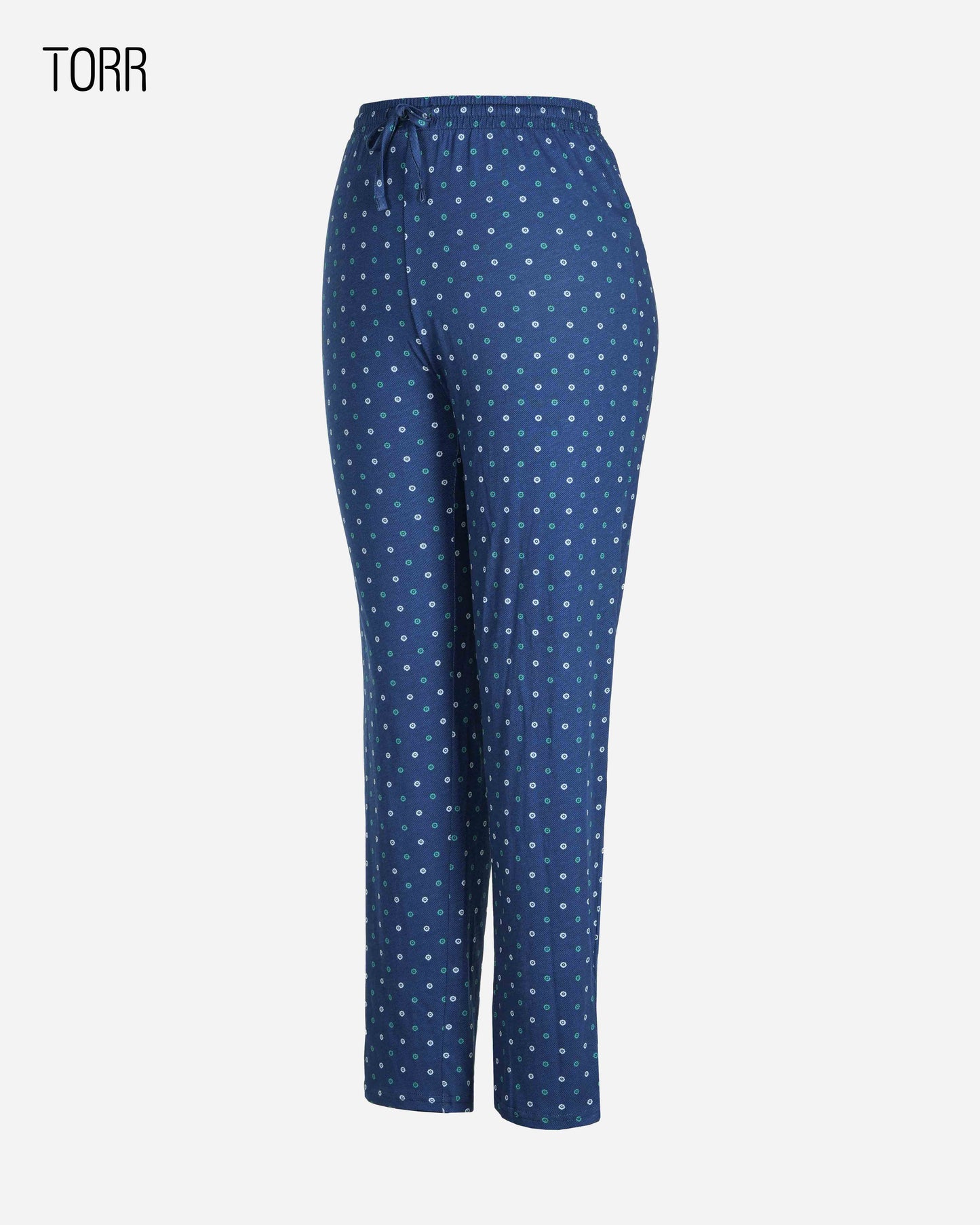 Womens Trouser | Navy Aop