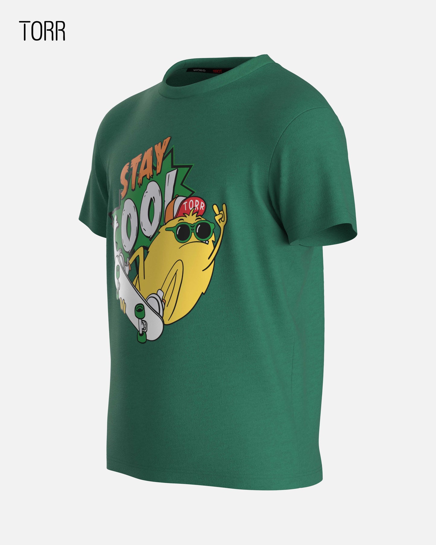 Boys T-shirt  | Green Jacket
