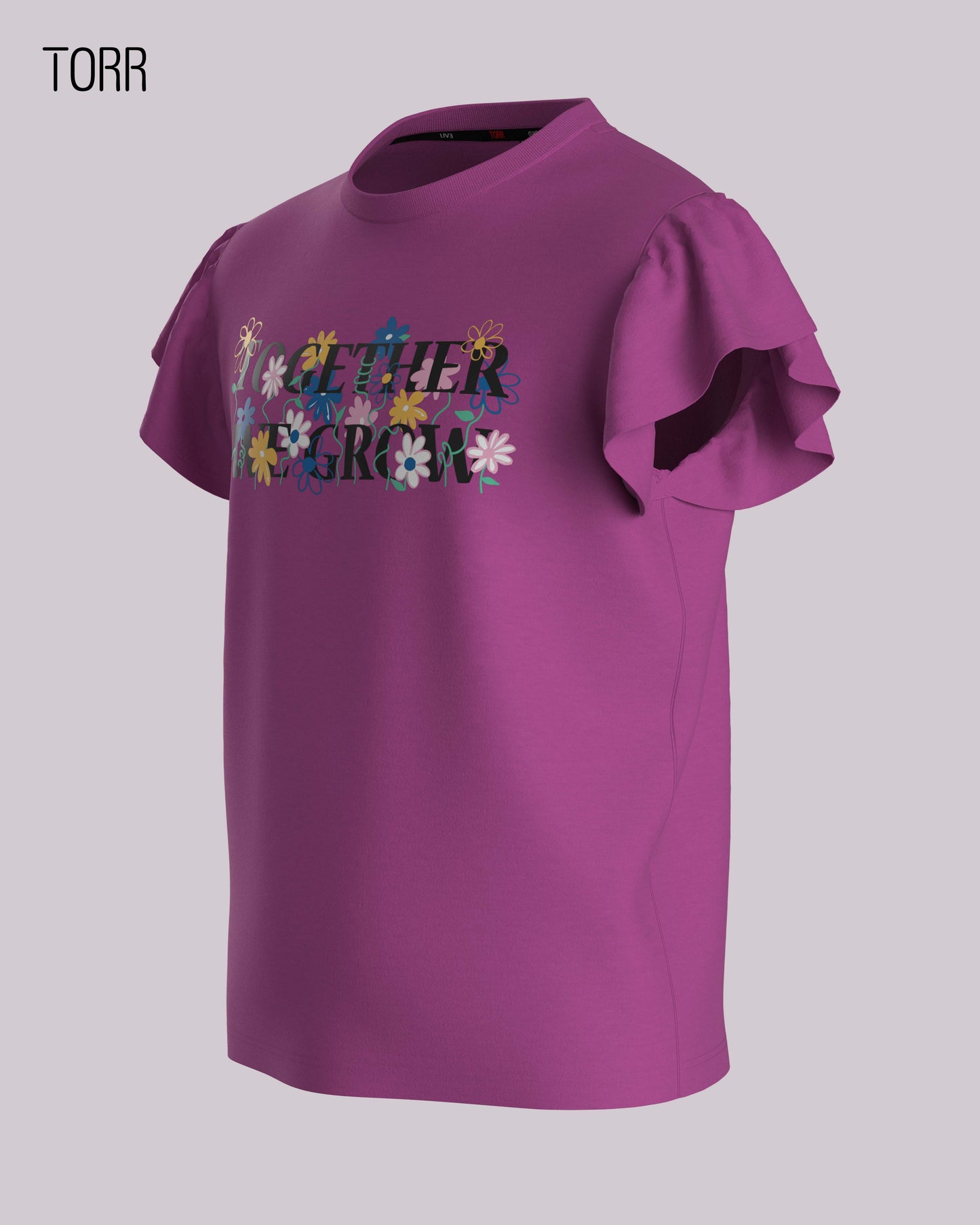 Girl's T-shirt  | Purpel Orehid