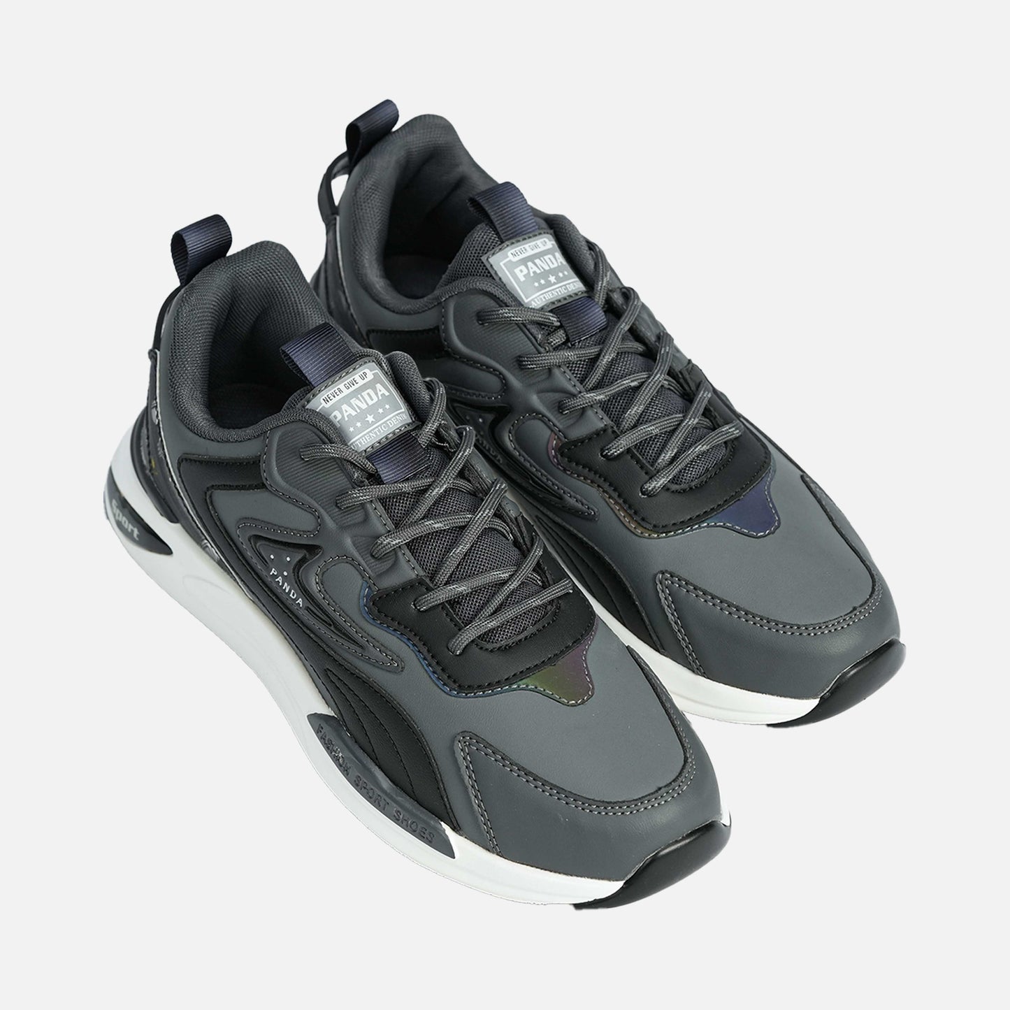 Panda Men’s Sport Sneaker | Black Grey