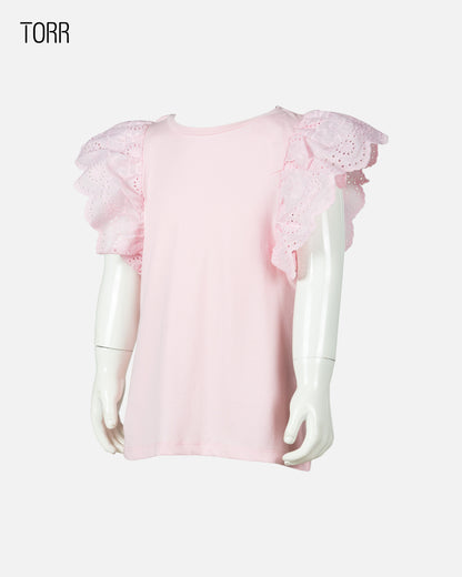 Girls S/S T-Shirt  | Light Pink