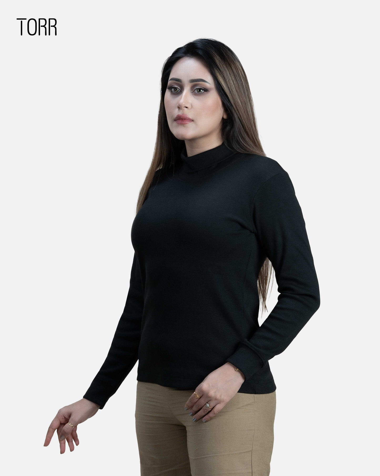 Women's Turtle Neck | Black