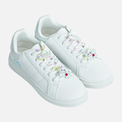 Panda Women’s Casual Sneaker | White Blue