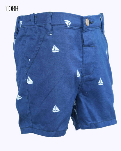 Boys Shorts | Navy Print