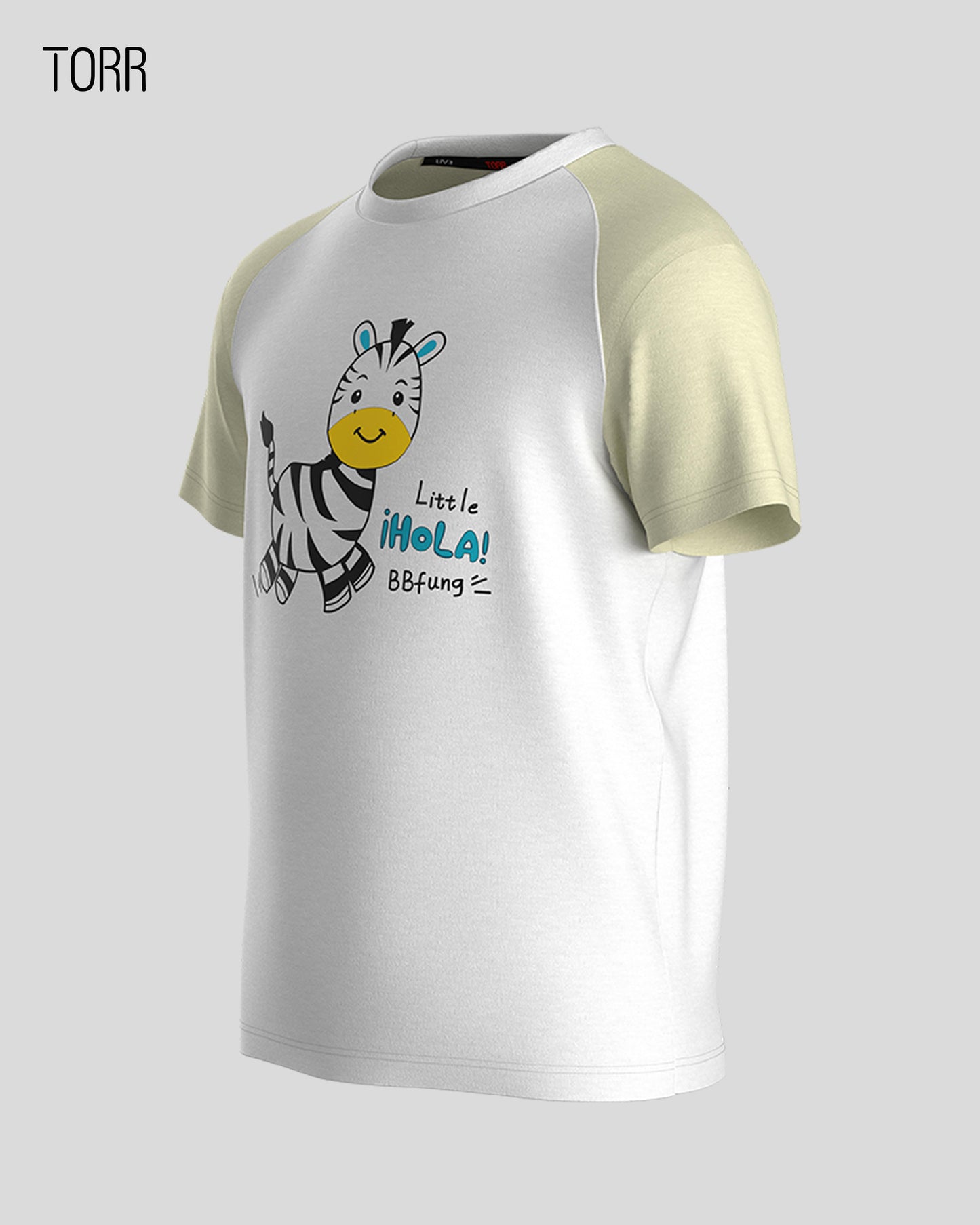 Boys T-shirt  | WHITE & LEMON GLOW