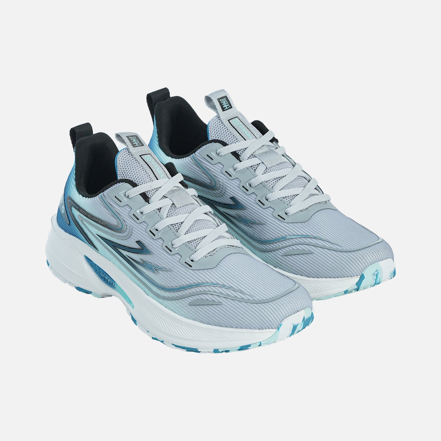 Panda Men’s Sneakers | Gray/Aqua