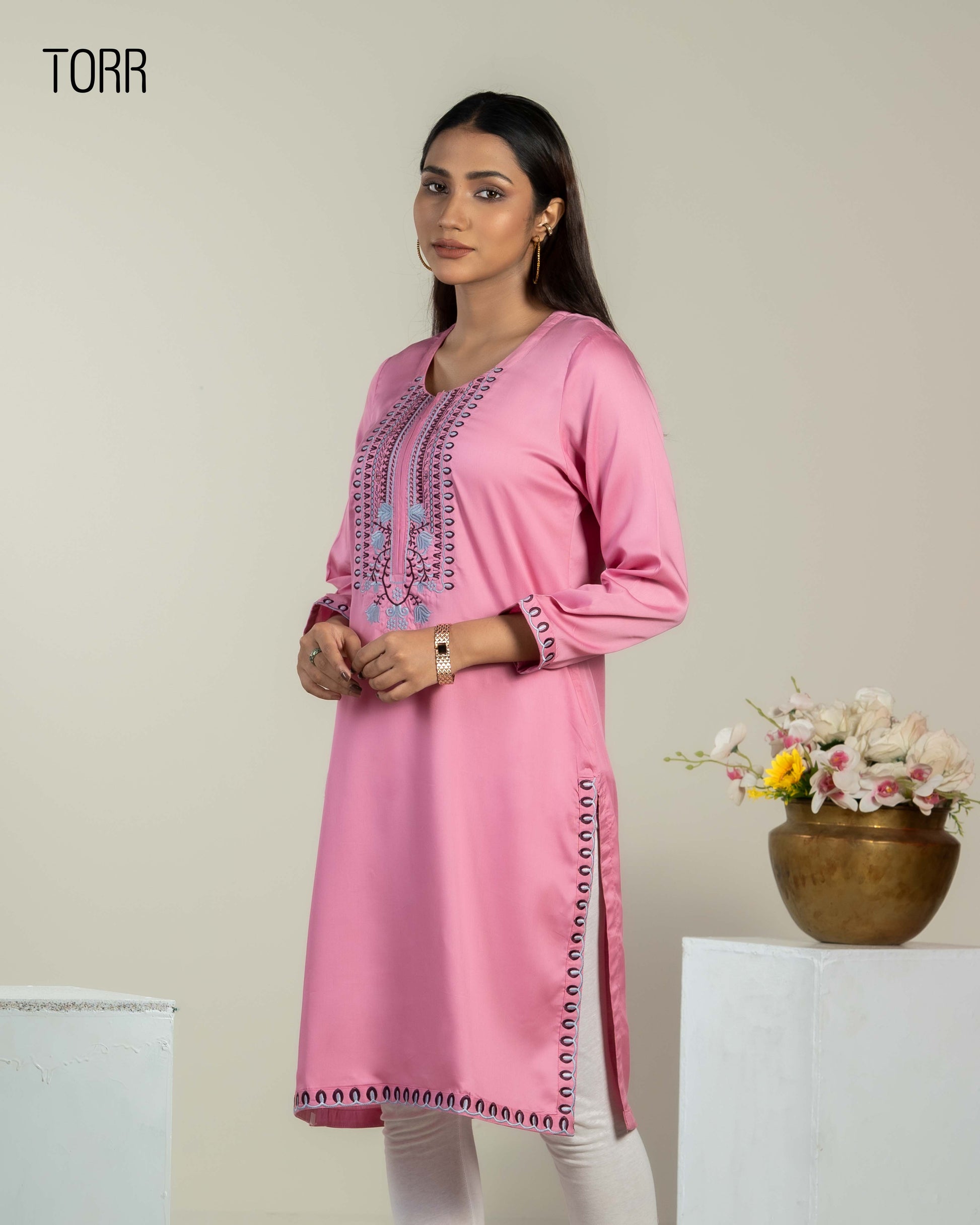 Ethnic Wear (01 Piece Kurti) | Cashmere Rose