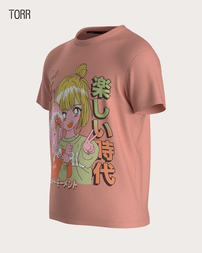 Girl's T-shirt  | Salmon