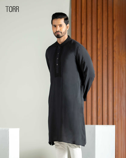 Men's Panjabi | Jet Black