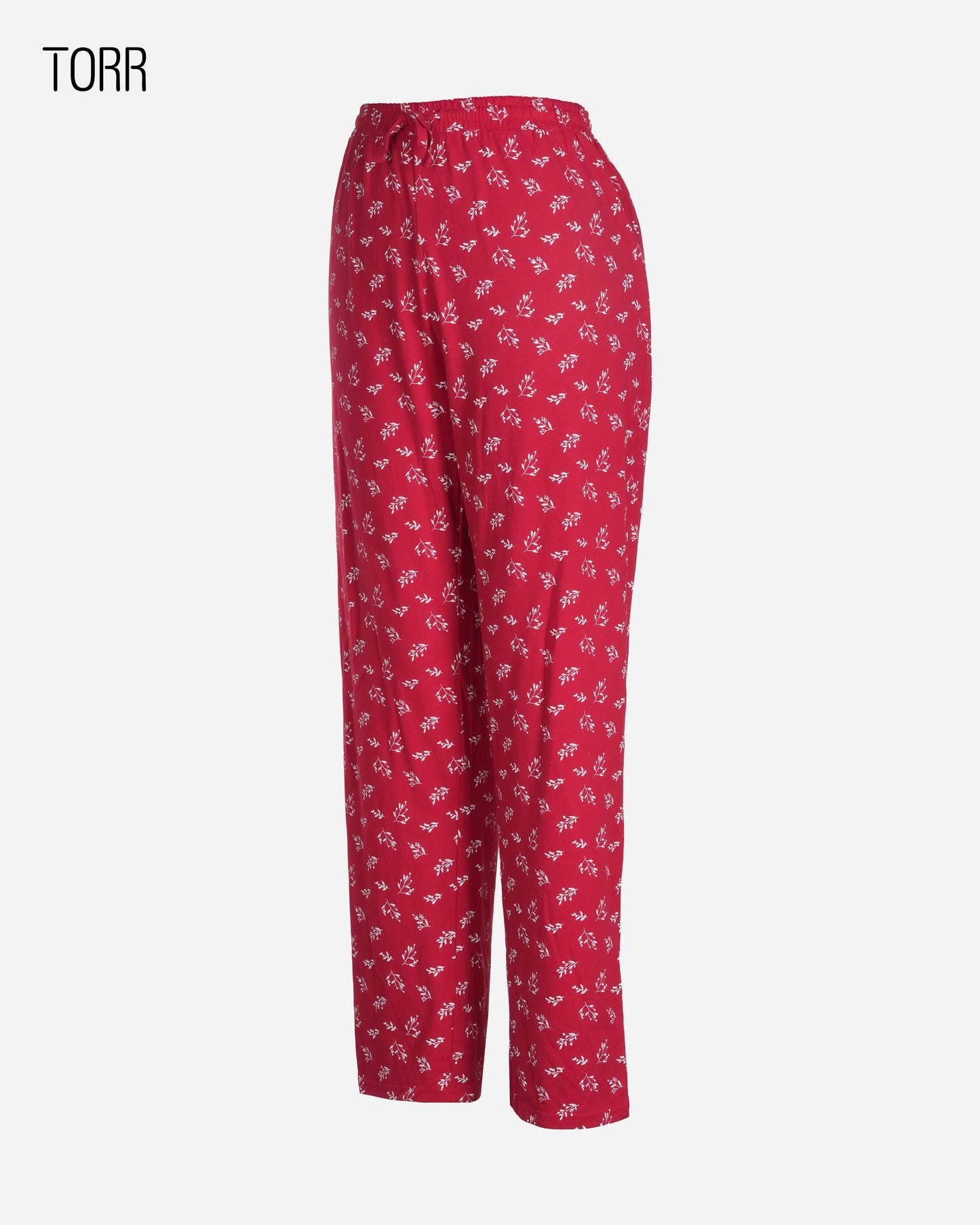 Womens Trouser | Red Aop