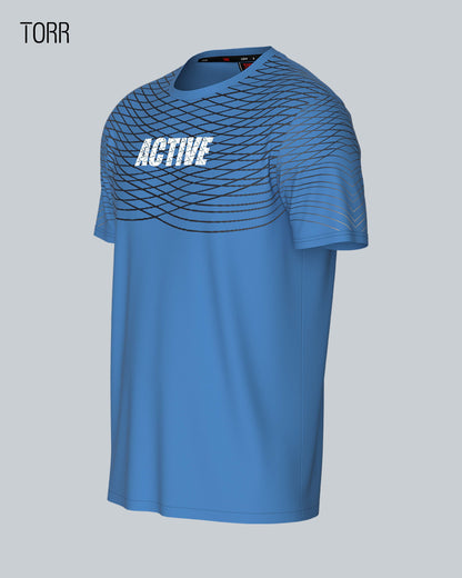 Men's Activewear T-shirt | Silver Blue