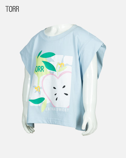 Girls T-Shirt  | SKY BLUE