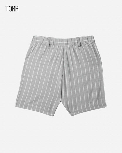 Women Shorts | Creme Striped