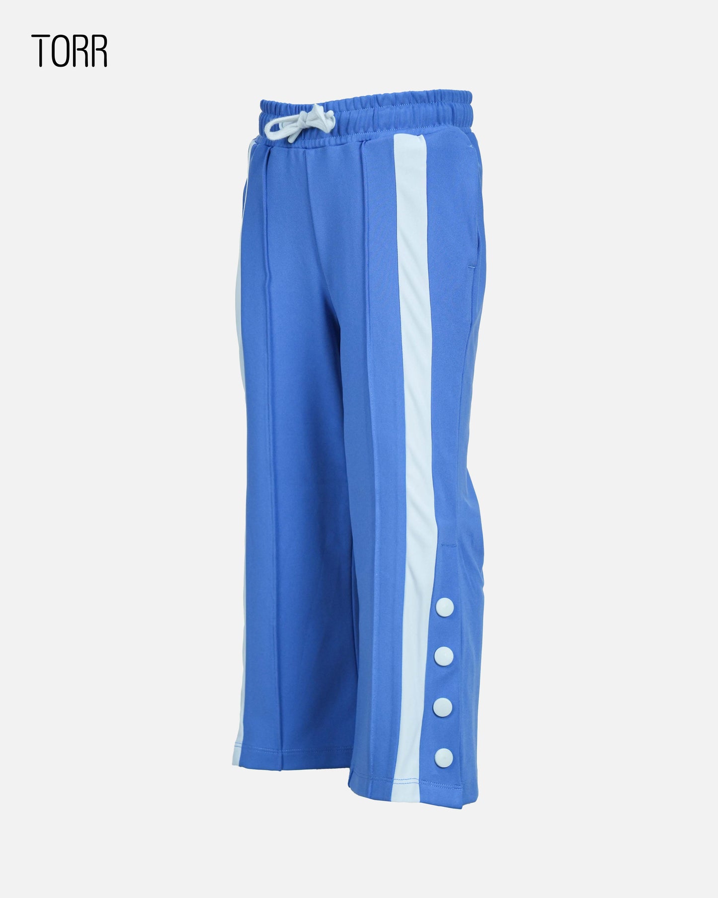 Girl's Trouser | Light Blue-White