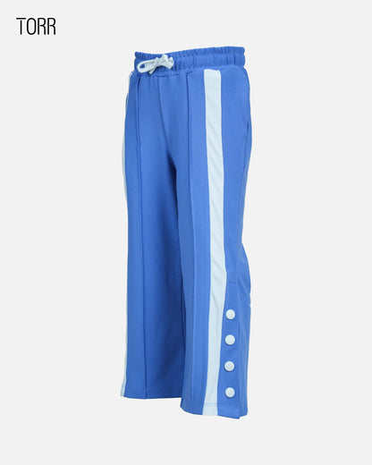Girl's Trouser | Light Blue-White
