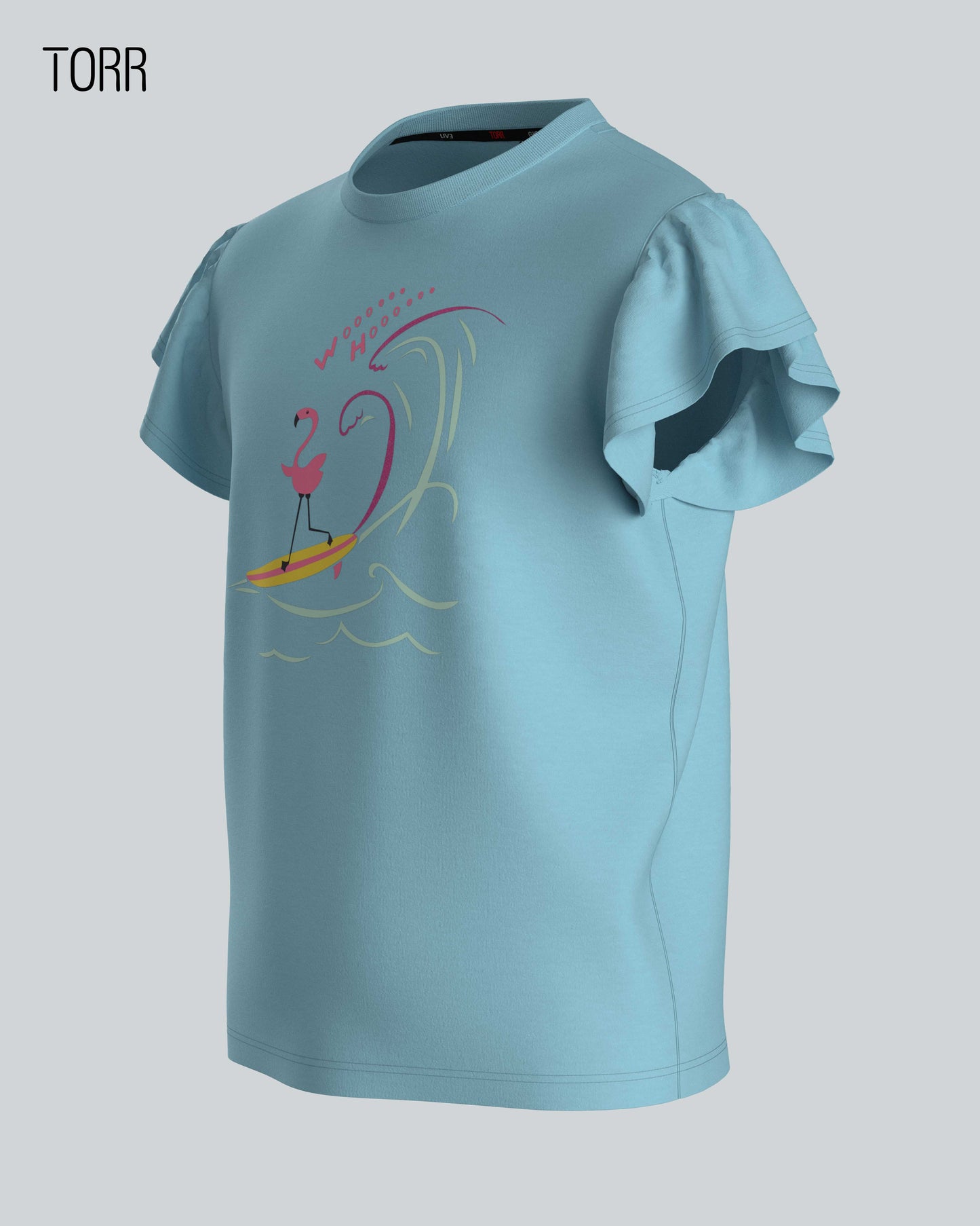 Girl's T-shirt  | Hydrengea