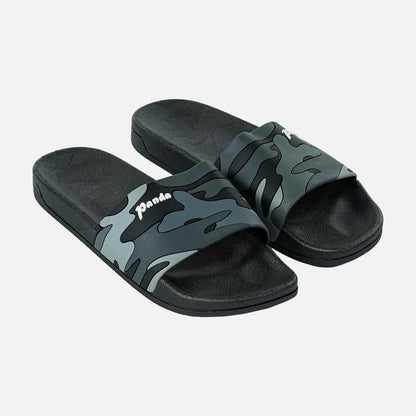 Panda Men's Slide Sandal | Black Grey