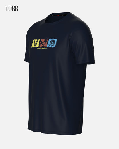 Men's T-shirt | Navy Interlock