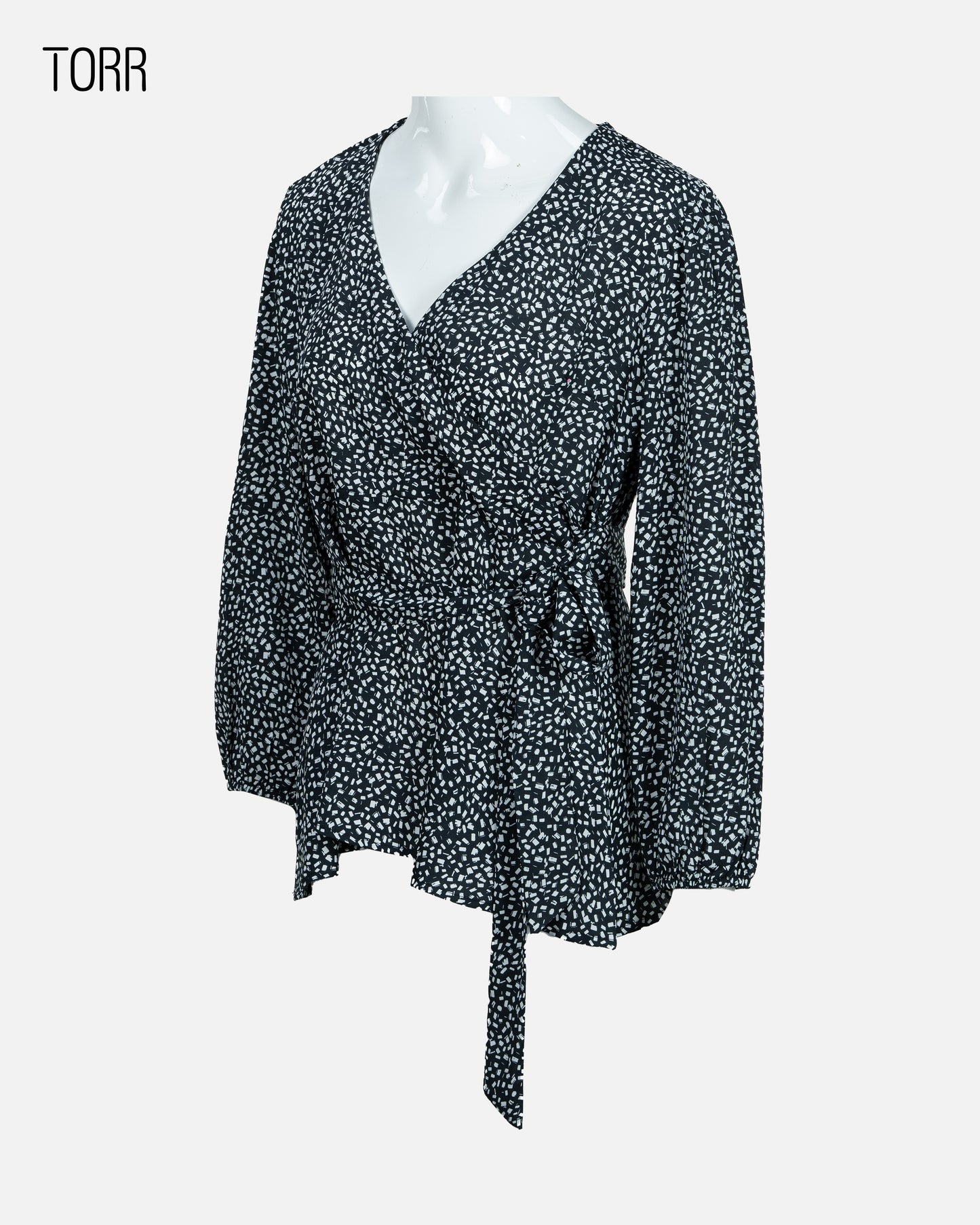 Women's Crop Top | Jet Black AOP