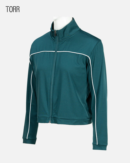 Womens Crop Jacket | Dark Green