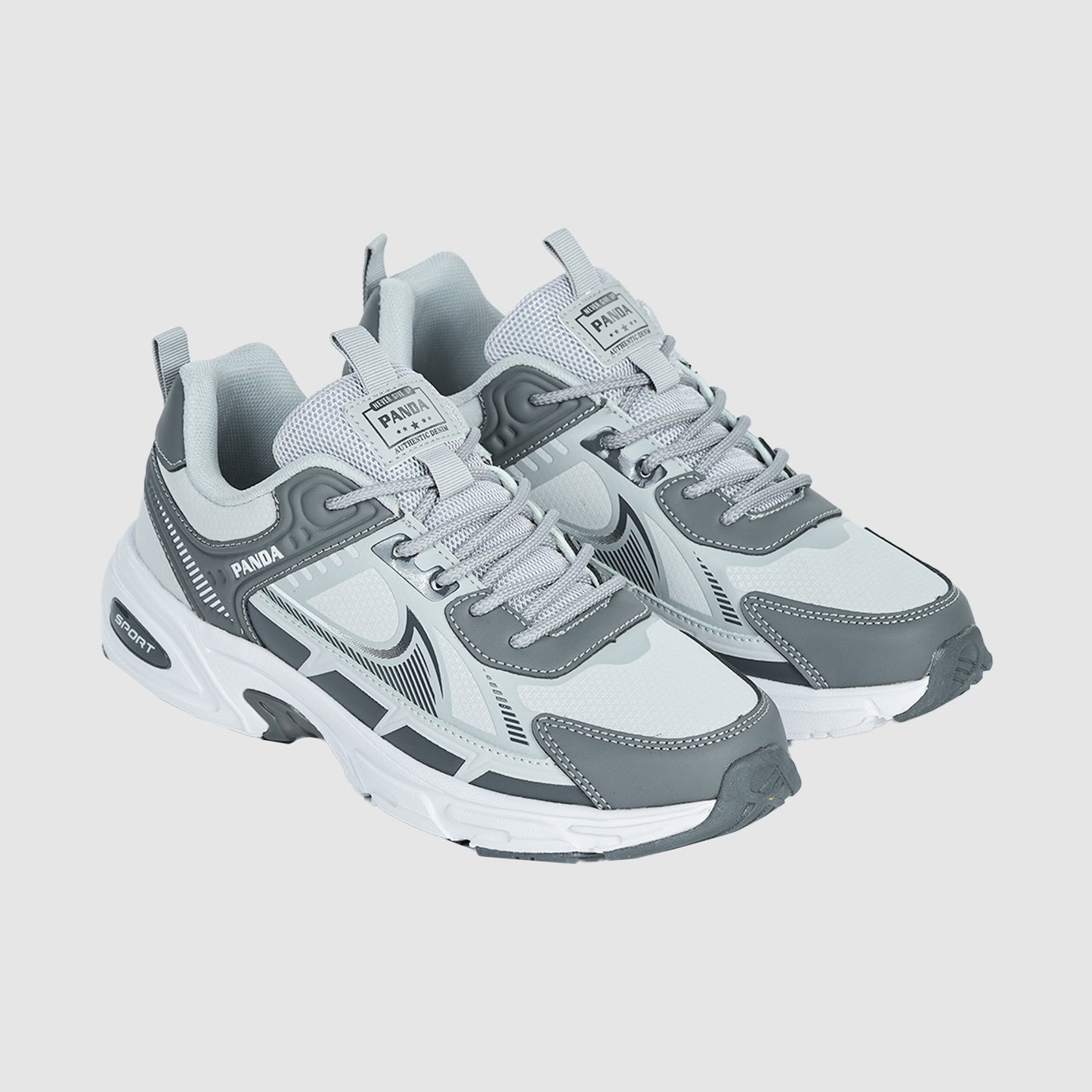 Panda Mens's Sneakers | Gray