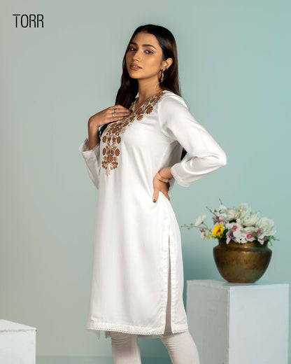 Ethnic Wear (01 Piece Kurti) | White