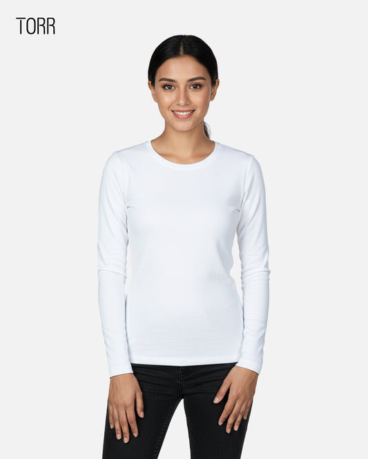 Women's L/S T-Shirt | White