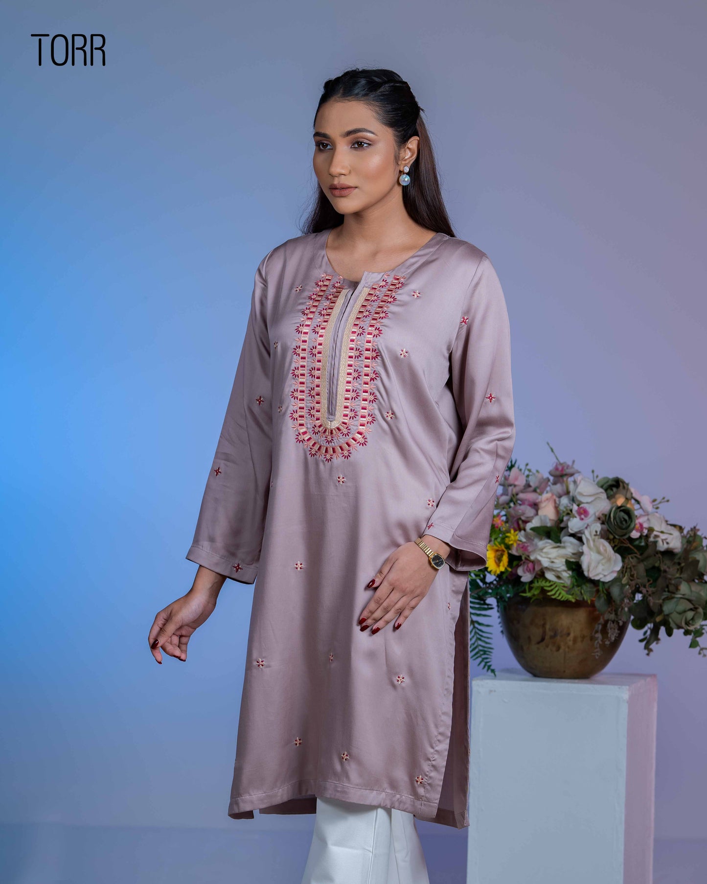 Ethnic Wear (01 Piece Kurti) | Mauve