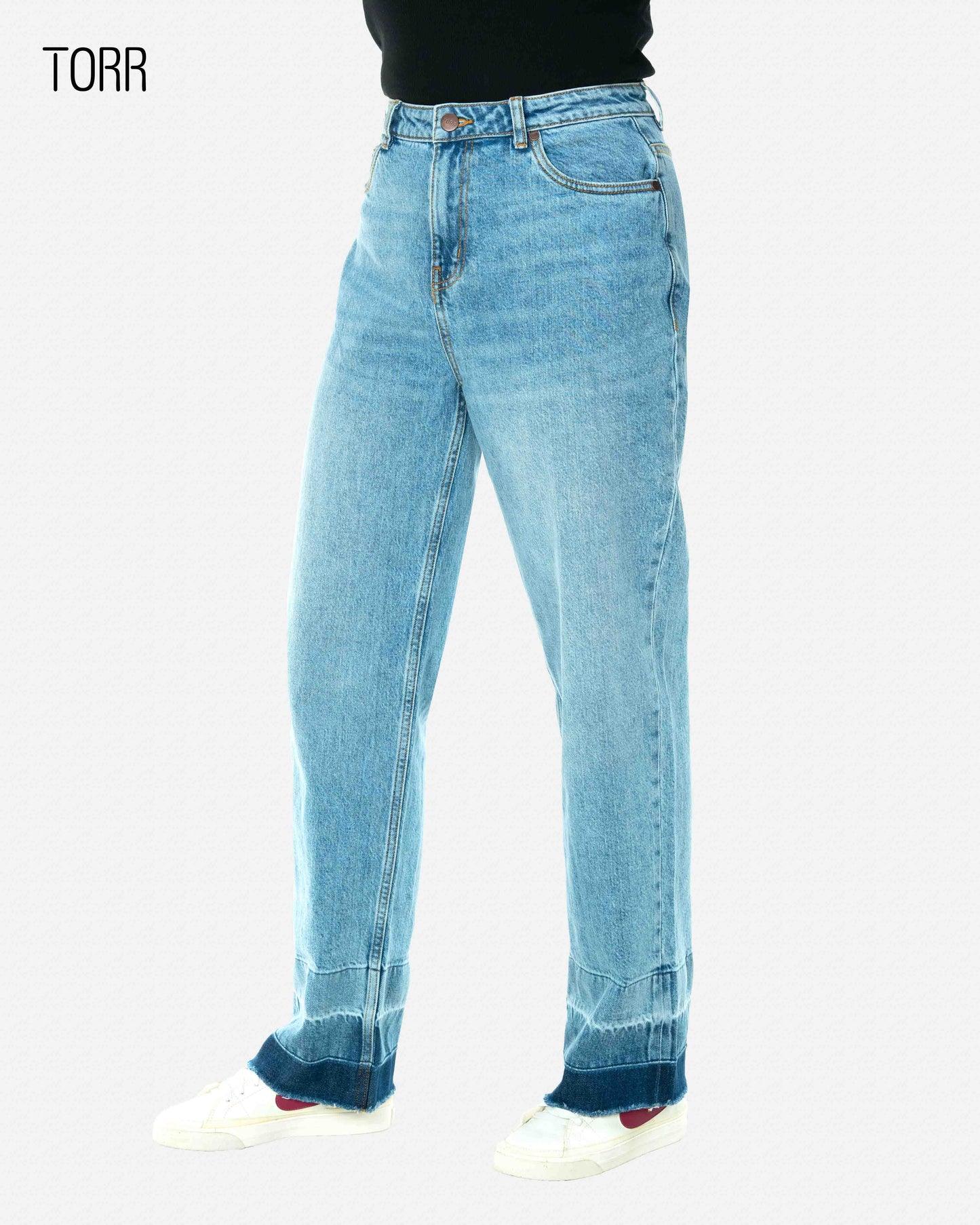 Women's Denim Pant | Sky Blue