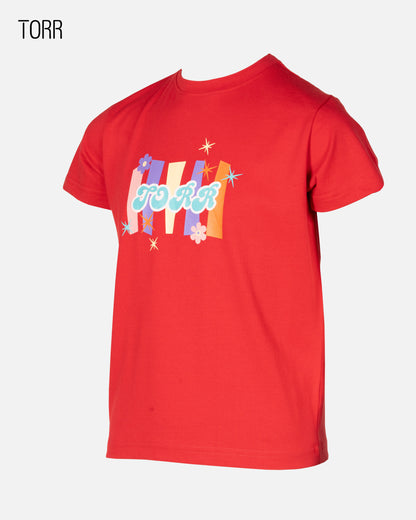Girls S/S T-Shirt  | Scarlet
