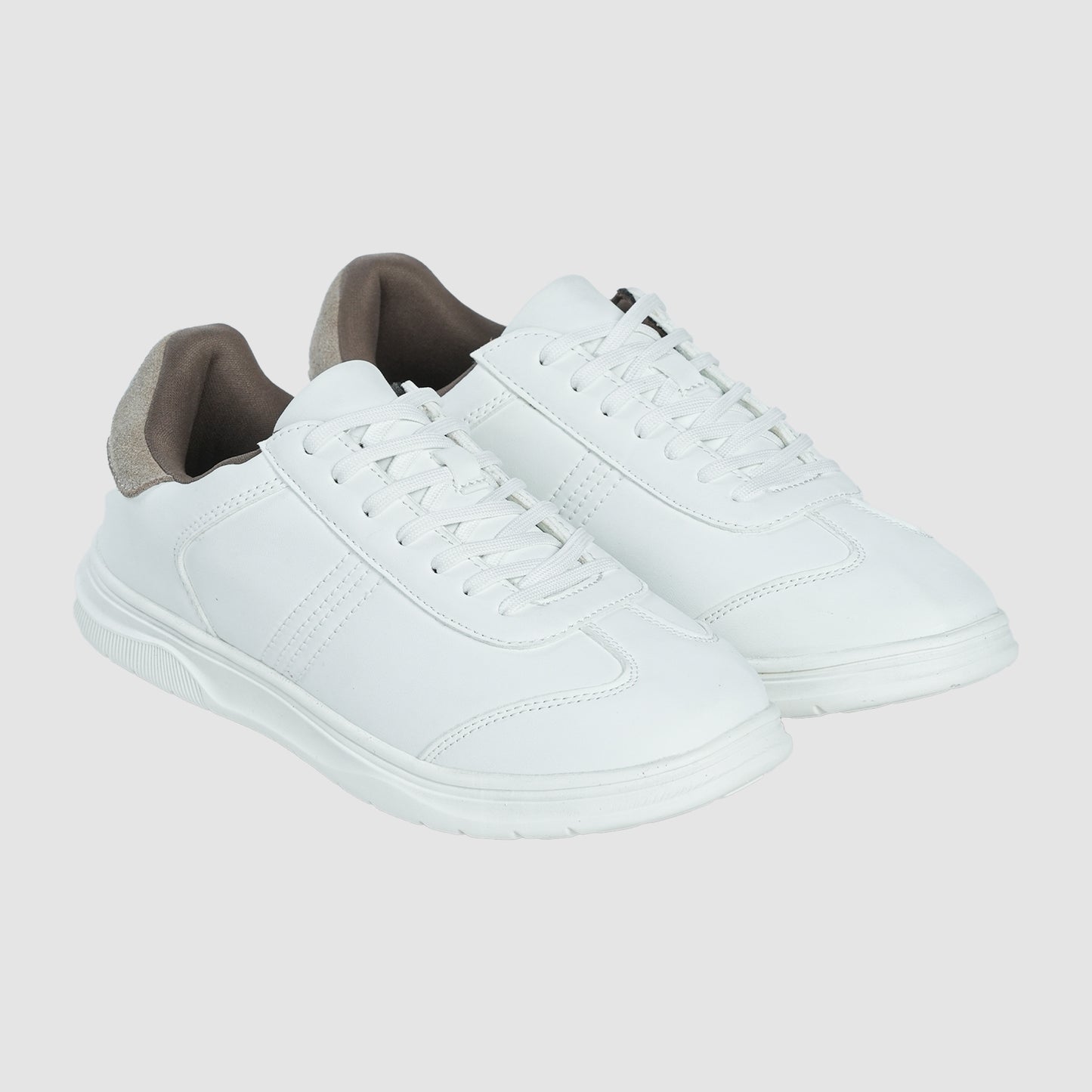 Torr Men’s Casual Shoe | White/Grey