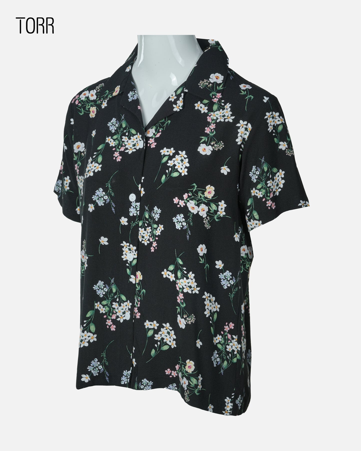 Women's Crop Top | Black Aop