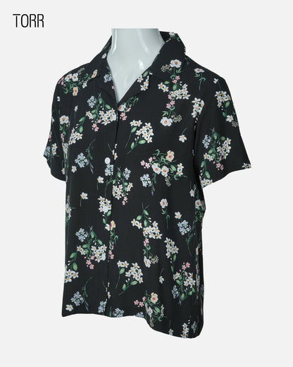 Women's Crop Top | Black Aop