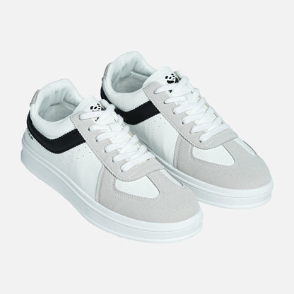 Panda Mens's Sneakers | White/Grey