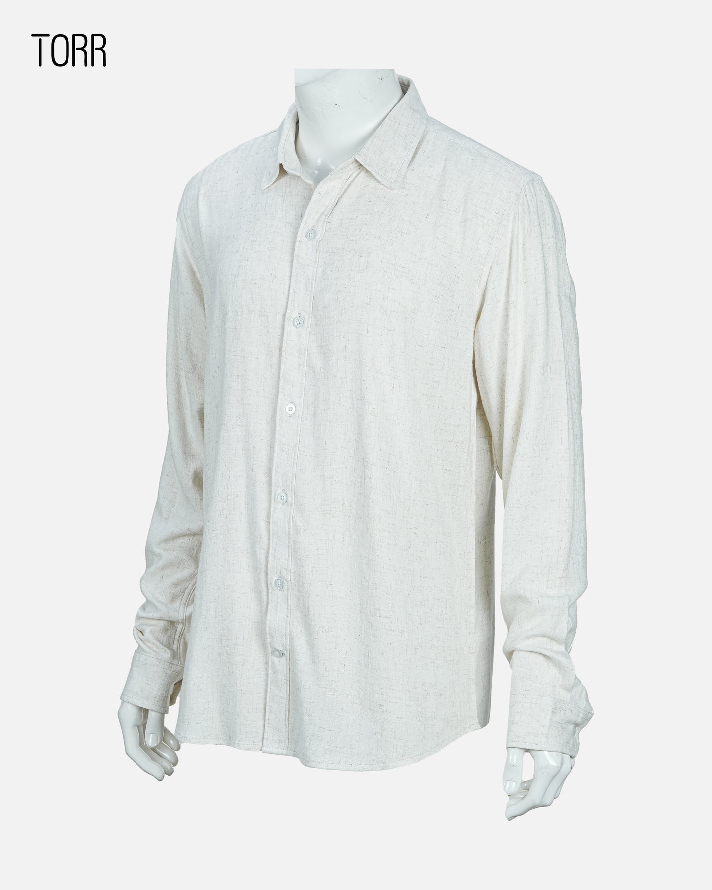 Men's Long Sleeve Shirt | Beige