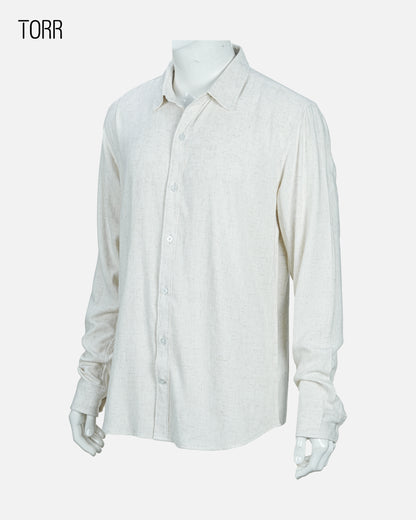 Men's Long Sleeve Shirt | Beige
