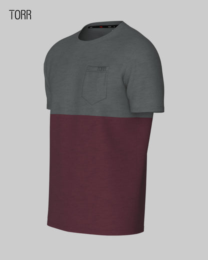 Men's  T-shirt | Dark Grey Wine