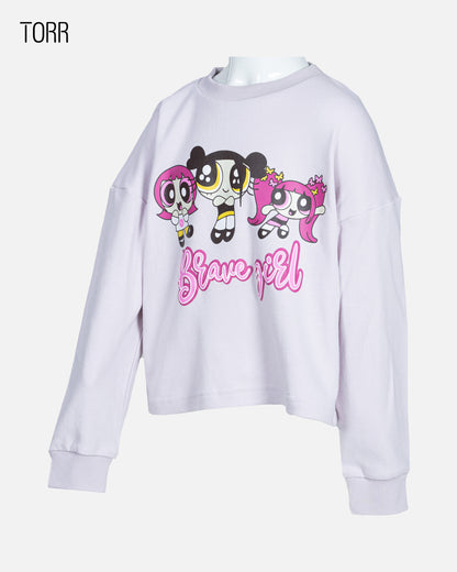 Girl's Sweatshirt | Lavender Fog