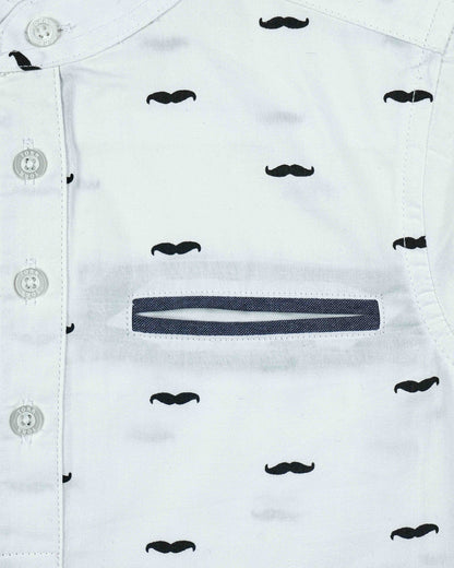Boys Shirt  | Aop Woven Poplin