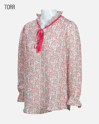 Women's Crop Top | Pink Floral AOP