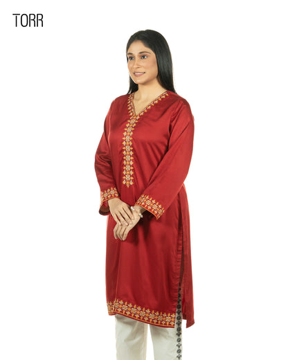 Ethnic Wear (01 Piece Kurti) | Tibetan Red