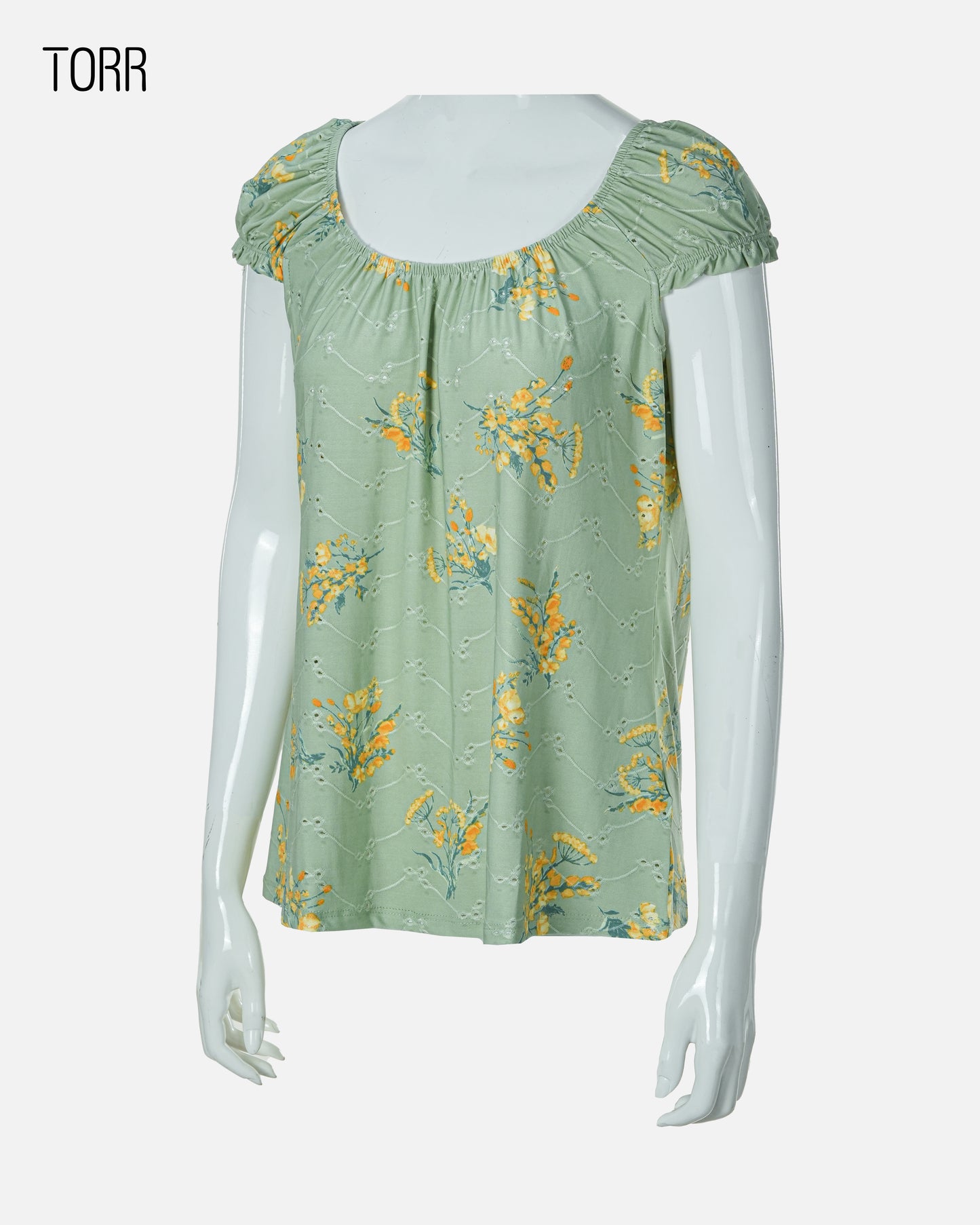Women's Top | Olive AOP