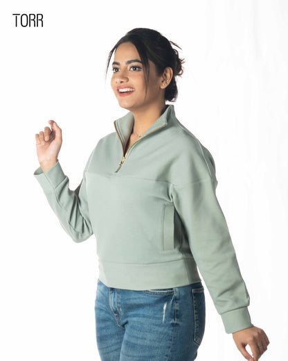 Women's Sweatshirt | Oil Green