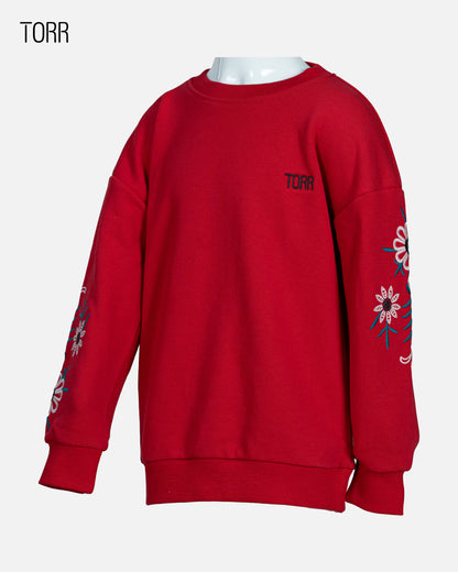 Girl's Sweatshirt | Red