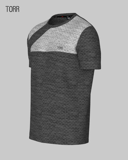 Men's Activewear T-shirt | Dark Grey & Light Grey