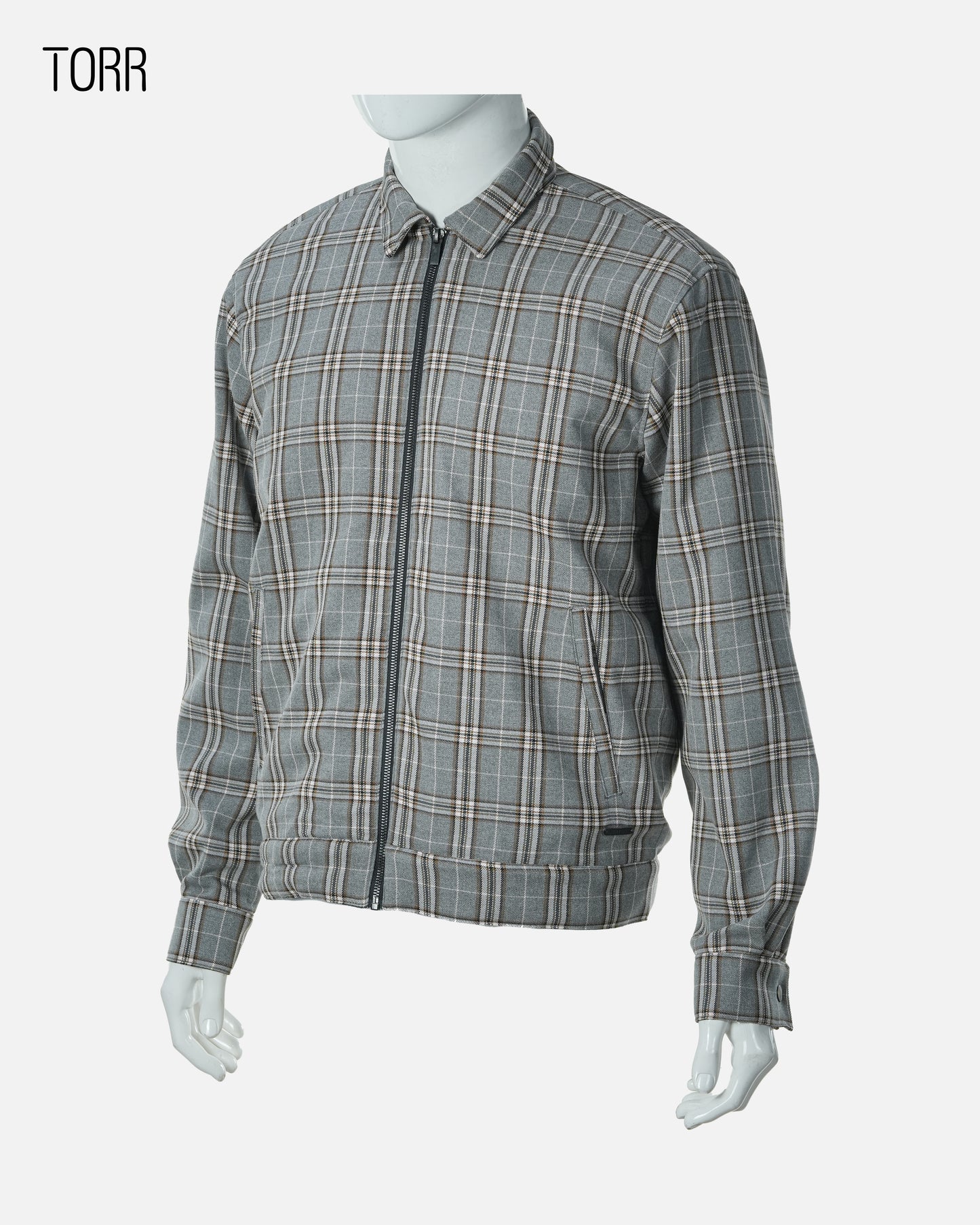Men’s Shacket | Charcoal Gray Check